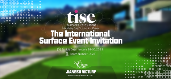 Victurf participa en la exposición de Las Vegas, aborda activamente los desafíos arancelarios e innova continuamente productos de césped artificial