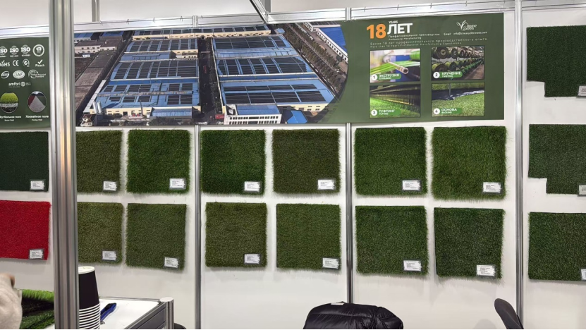 El césped artificial de VICTURF concluye con éxito la exposición Mosbuild: nuevas opciones de pago impulsan el comercio sino-ruso